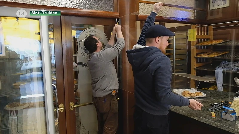 Truiense bakker beschermt zichzelf en zijn klanten met scherm in plexiglas