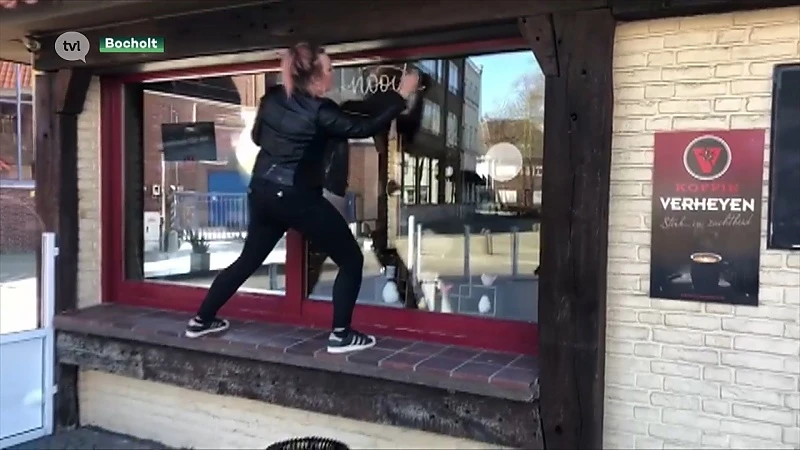 31-jarige vrouw fleurt ramen op in Bocholt om een corona depressie tegen te gaan