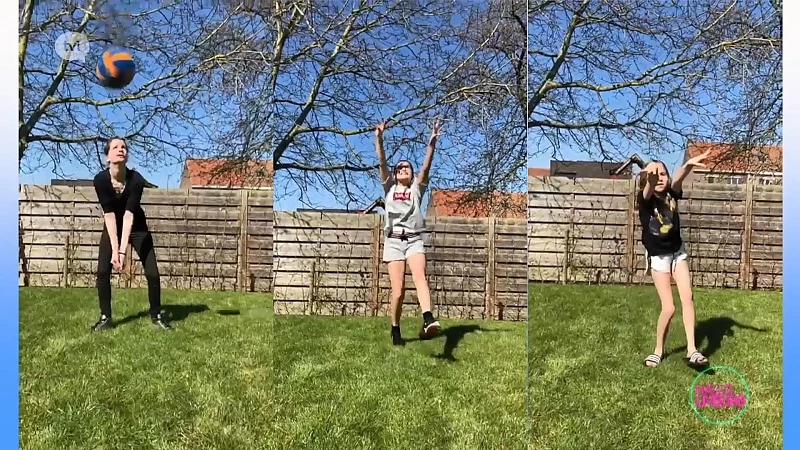 Volleyballen tegen Corona