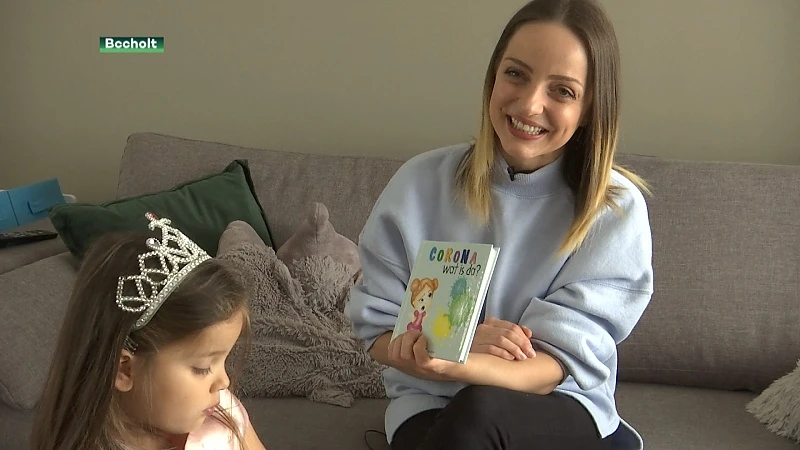 Moeder van vierjarige schrijft boekje over corona voor kinderen
