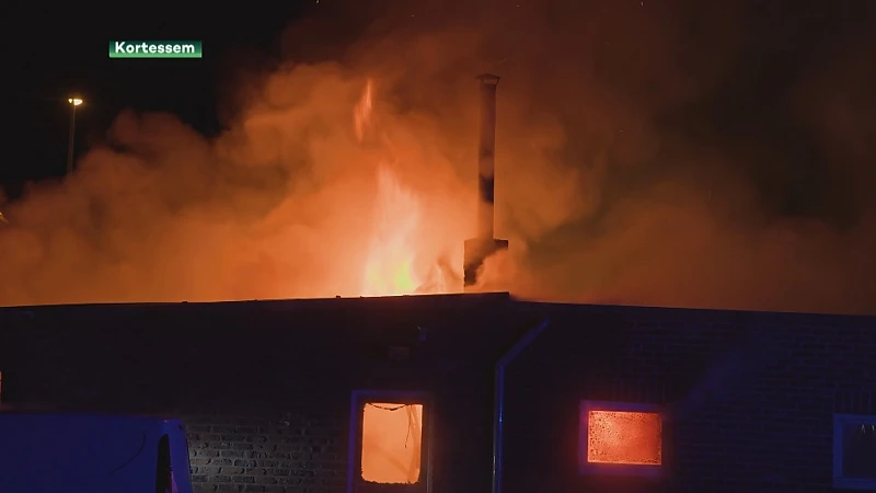 Uitslaande brand in Kortessem