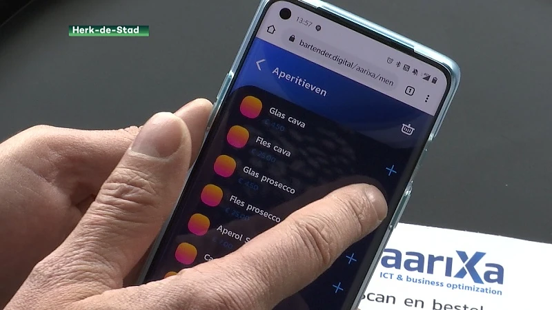 Herks bedrijf ontwikkelt digitale barman voor op café en restaurant