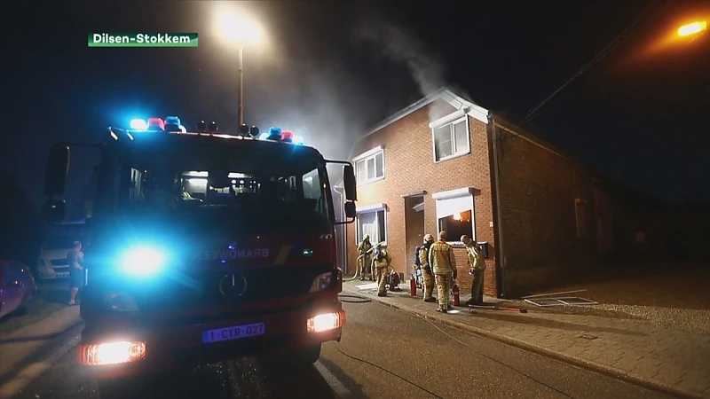 Drie honden laten het leven tijdens zware brand in Dilsen-Stokkem