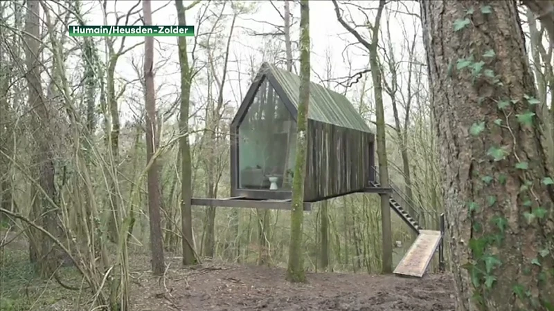 Limburger verhuurt unieke boomhutten in de Ardennen.