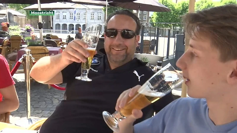Heel wat Belgen trekken naar Maastricht om er een terrasje te doen