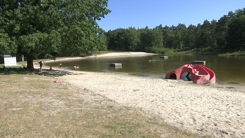 Verboden te zwemmen in zwemvijver Koersel Kapelleke