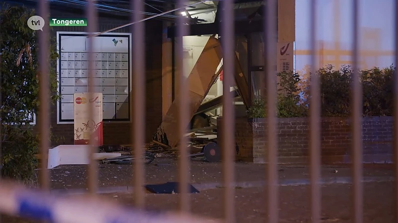 Plofkraak Tongeren: "Hoorde een luide knal, en zag verdachten wegvluchten"