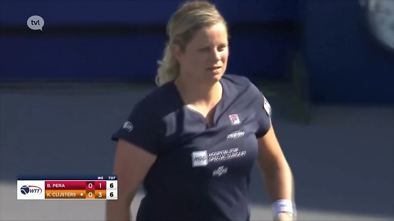 Kim Clijsters wint voor het eerst sinds comeback