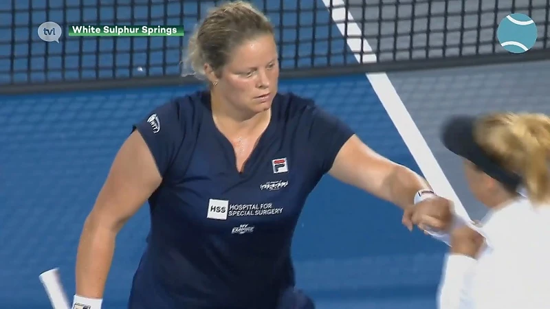 Kim Clijsters blijft maar winnen op World Team Tennis