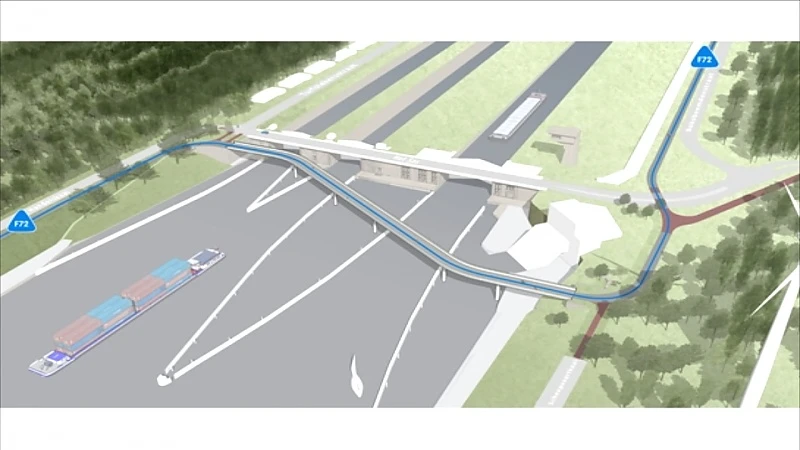 Sas van Godsheide krijgt spectaculaire fietsbrug