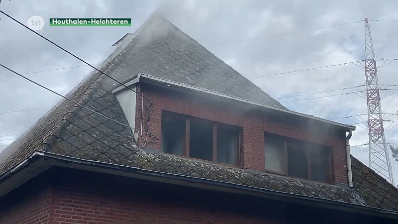 Man gewond bij woningbrand in Houthalen