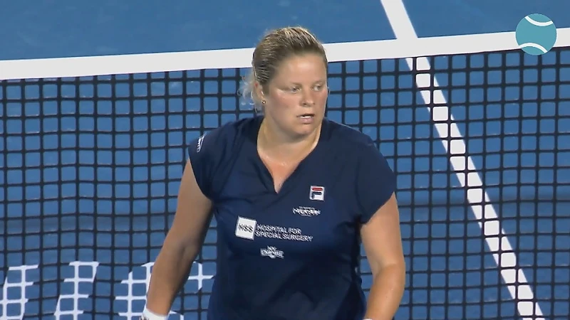 Kim Clijsters moet passen voor het WTA-tornooi van Cincinnati