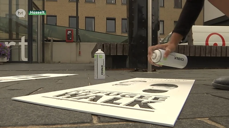 Vrijwilligers voeren actie in Hasselt om kwetsbare situatie vluchtelingen tijdens corona aan te kaarten