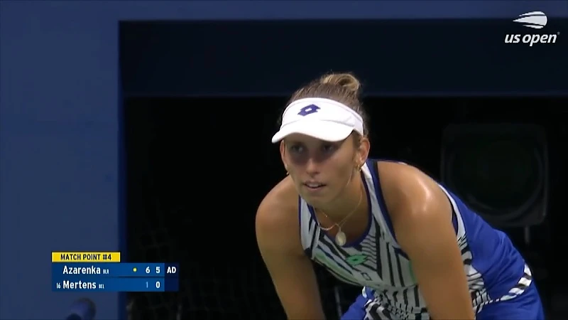 Elise Mertens kansloos uitgeschakeld in kwartfinale US Open
