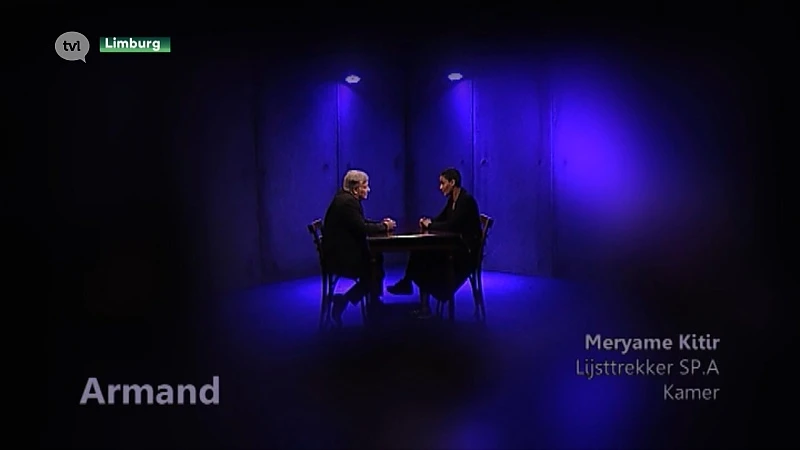 Meryame Kitir aan tafel bij Armand Schreurs