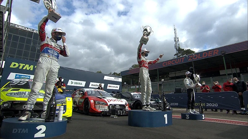 DTM racet achter gesloten deuren op Circuit Zolder