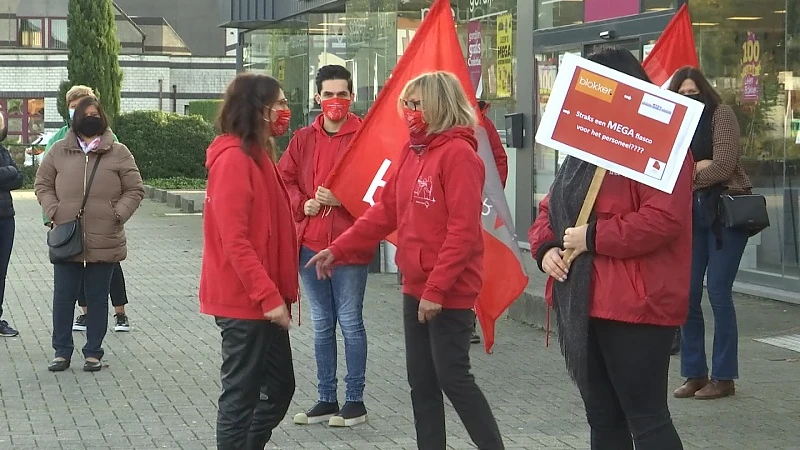 Protestactie personeel Mega World in Genk uit vrees voor faillissement