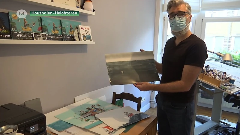 Houthalense illustrator Leo Timmers lanceert nieuw kinderboek 'Het Eiland van Olifant'
