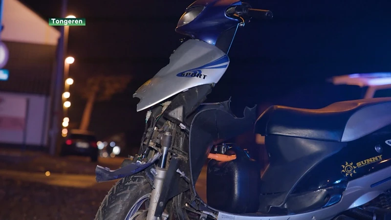 Chauffeur rijdt scooter met koppel omver in Borgloon en vlucht