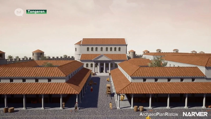 3D-project Terra Mosana toont Tongeren in het jaar 400