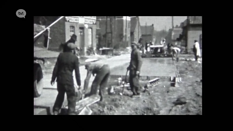 Aanleg weg Vucht, Maasmechelen jaren '50