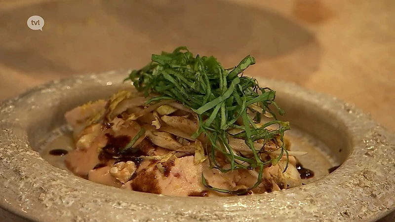 Eendenlever - witloof - zuring - balsamico