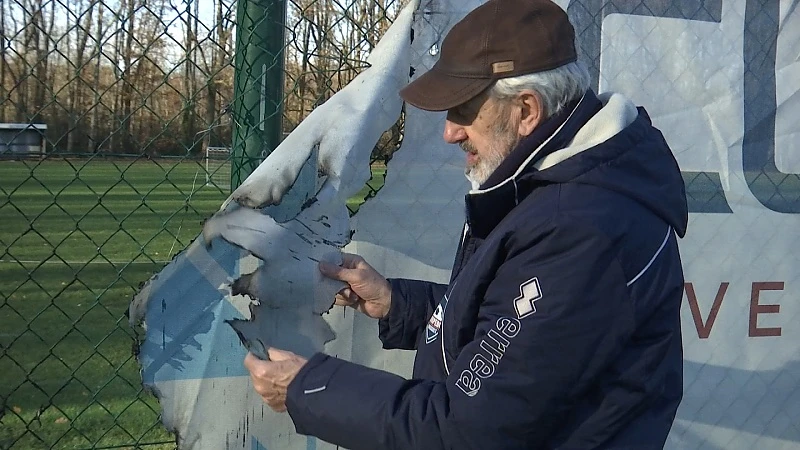 Vandalen slaan voor de derde keer toe op de terreinen van Torpedo Hasselt