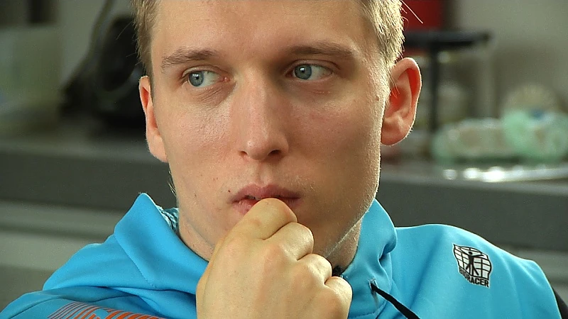 Shorttracker Ward Pétré na de zware val: "Zal er staan op de Spelen."