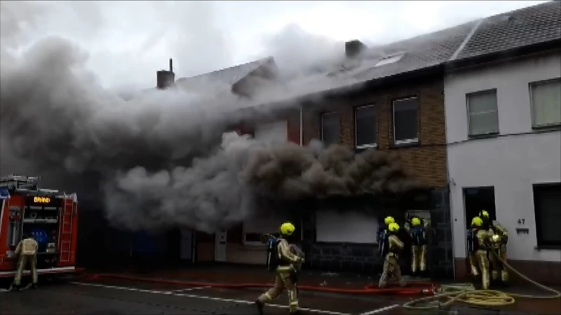Hevige brand verwoest woonst in Leopoldsburg