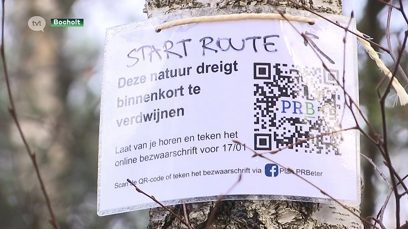 Protest tegen zandwinning in Kaulille groeit