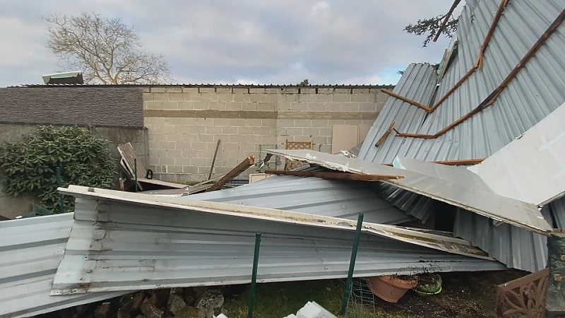 Stormschade in Bilzen