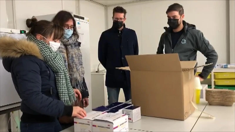 Eerste 300 vaccins geleverd in vaccinatiecentrum Beringen
