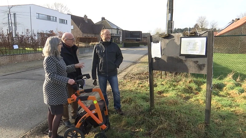 Straat in Halen is gedichtenstraat