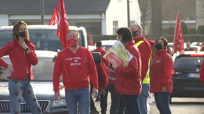 Vakbonden voeren actie voor meer loon
