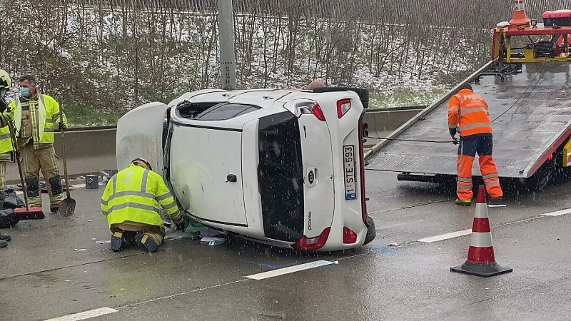 Verschillende ongevallen door gladde wegen