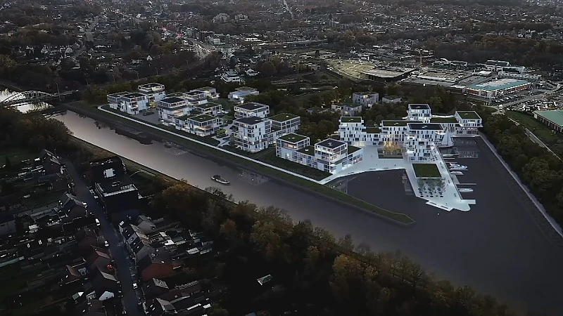 Maasmechelen bouwt 400 appartementen langs Zuid-Willemsvaart
