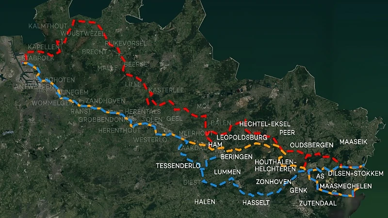 Provincie geeft negatief advies voor omstreden pijpleiding die mogelijk 18 Limburgse gemeenten treft