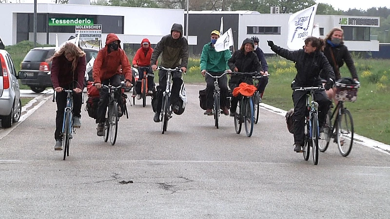 Protest tegen komst van grootste gascentrale van het land in Tessenderlo