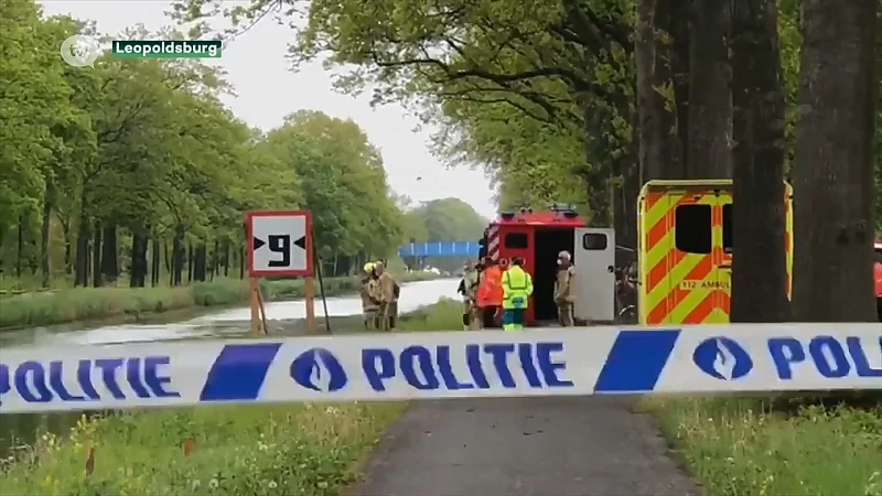 Brandweer organiseert zoekactie op Kanaal in Leopoldsburg: drenkeling redt zichzelf