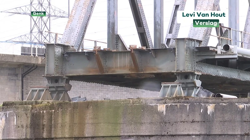 Spoorwegbrug in Genk wordt verhoogd