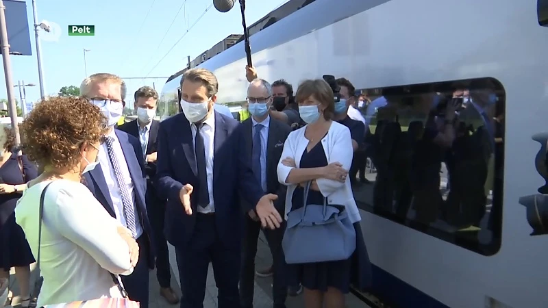 Eerste elektrische trein op lijn Mol - Hamont