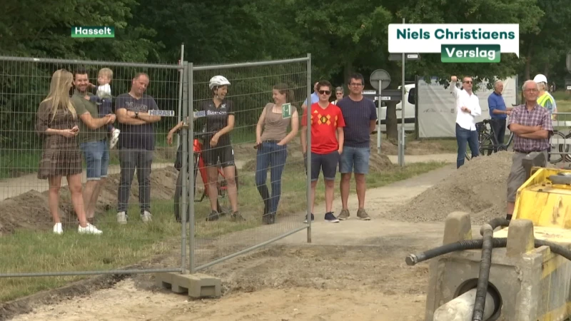 Oude brug over Albertkanaal in Kuringen afgebroken