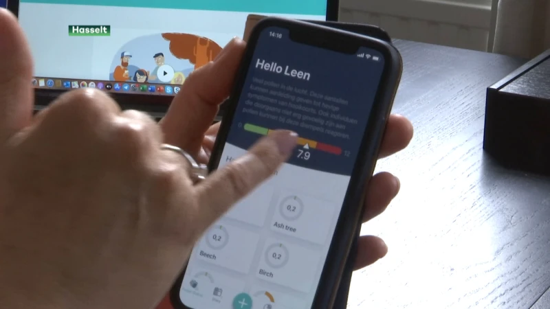 Limburgse hooikoortsapp breekt door dankzij megapollenseizoen