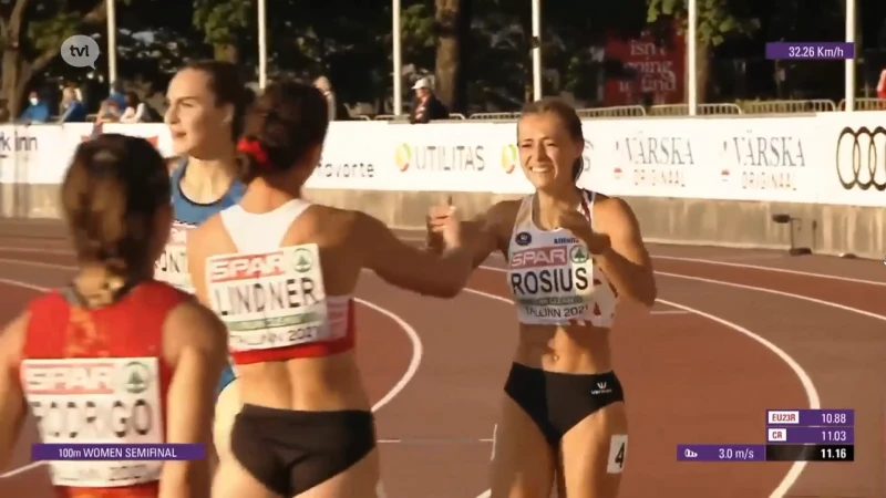 Rani Rosius op spectaculaire wijze naar finale EK beloften