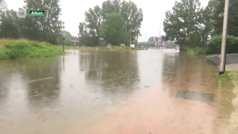 WATEROVERLAST: Chaos op N80, vijftigtal straten afgesloten in Hasselt