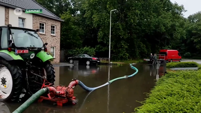 In heel de provincie veel wateroverlast.