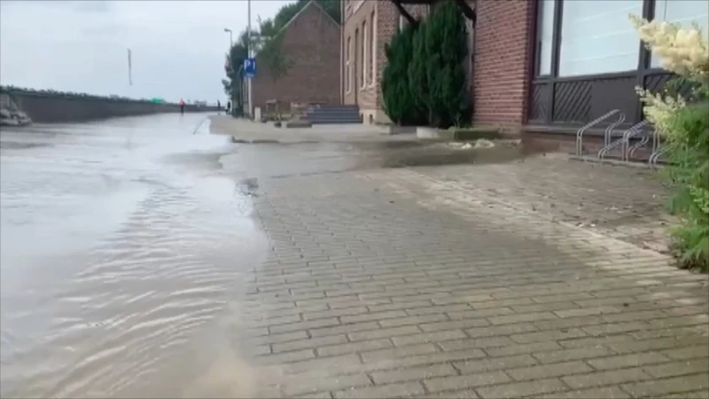 Limburg herademt, maar alle gevaar nog niet geweken
