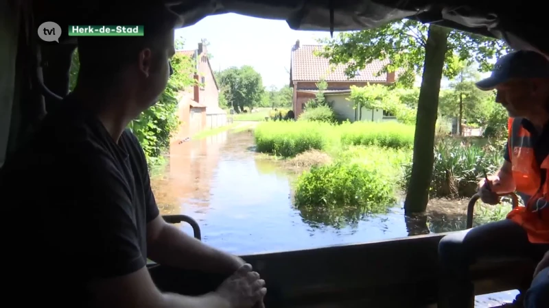 Situatie in Herk-de-Stad blijft precair, leger blijft aanwezig om te helpen