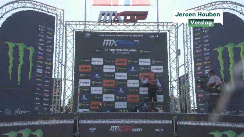 Liam Everts haalt z'n eerste podiumplaats in EMX250-klasse