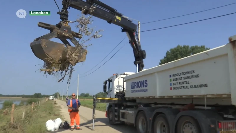 Burgemeester Lanaken vraagt Vlaamse steun bij opruimingswerken